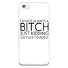 I'm Not Always A Bitch iPhone 5-5s Plastic Case I'm Not Always A Bitch iPhone 5-5s Plastic Case