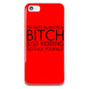 I'm Not Always A Bitch iPhone 5-5s Plastic Case I'm Not Always A Bitch iPhone 5-5s Plastic Case