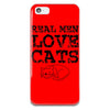 Real Men Love Cats iPhone 5-5s Plastic Case Real Men Love Cats iPhone 5-5s Plastic Case