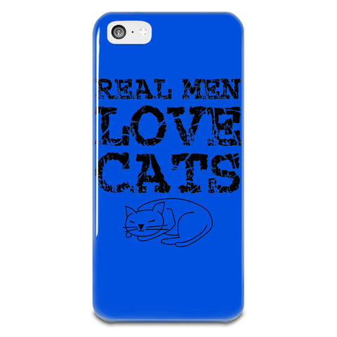 Real Men Love Cats iPhone 5-5s Plastic Case Real Men Love Cats iPhone 5-5s Plastic Case