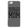 World's Okayest Mom iPhone 5-5s Plastic Case World's Okayest Mom iPhone 5-5s Plastic Case
