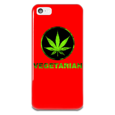 Vegetarian Cannabis iPhone 5-5s Plastic Case