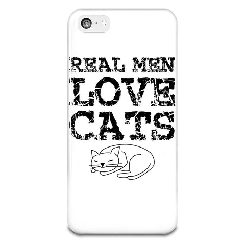 Real Men Love Cats iPhone 5-5s Plastic Case