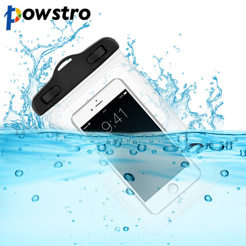 Powstro waterproof phone bag Universal Mobile Phone Bag Swimming Case Easy Take Photo Underwater For iPhone Samsung HUAWEI LG