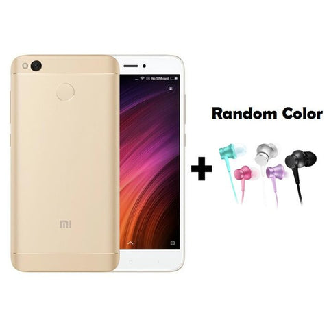 Original Xiaomi Redmi 4X 2GB 16GB Mobile Phone Octa Core Snapdragon 435 Cellphone 5.0" 13.0MP Dual SIM Cards Fingerprint Unlock