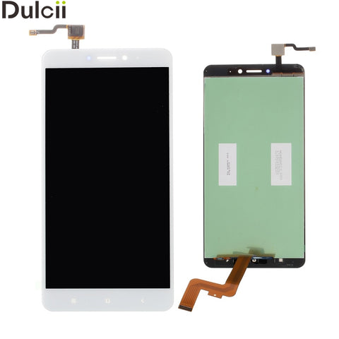 Dulcii for Xiomi Mi Max 2 OEM LCD Screen and Digitizer Assembly Replacement Part for Xiaomi Mi Max 2 LCD Screen White